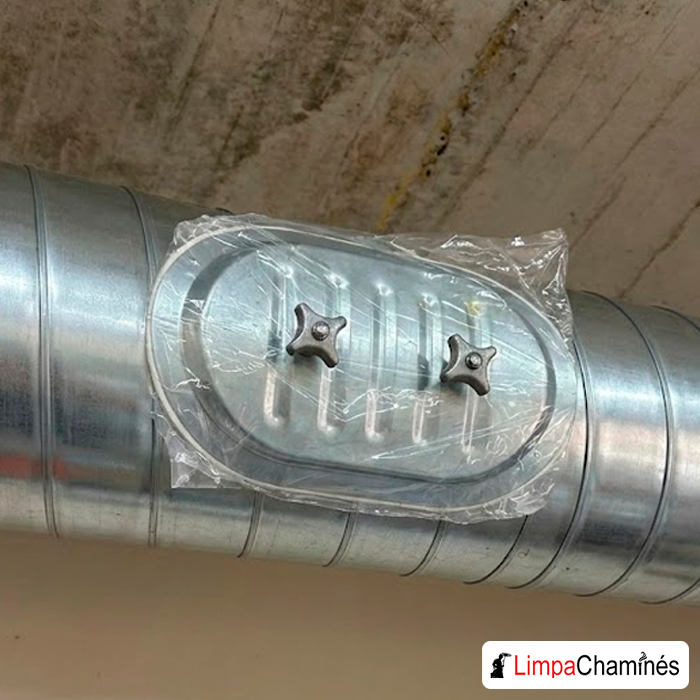 Inspeção limpeza de respiradores de prédios