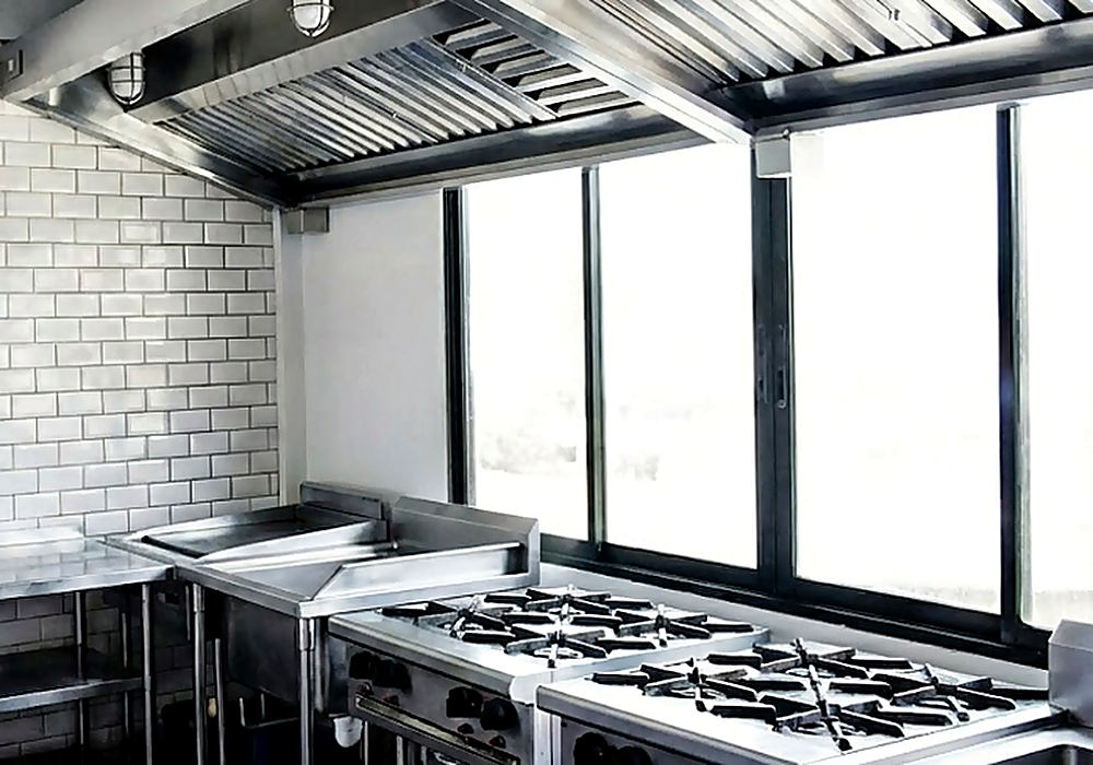 Limpeza de hottes de cozinha industrial